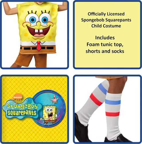 Vista 4 de Rubie's - Disfraz infantil de Bob Esponja