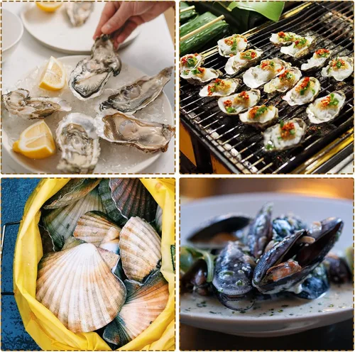 Vista 6 de Tarpop Juego de 16 cuchillos para shucking de ostras, 8 unidades de acero inoxidable, 8 niveles 5, protección resistente a cortes, kit