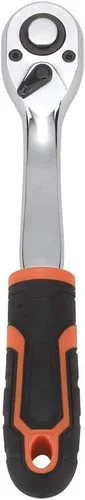 Vista 8 de FLZOSPER Llave de trinquete de enchufe de 1/2", trinquete de desplazamiento compuesto de liberación rápida de 10", cabeza ovalada de 72 dientes