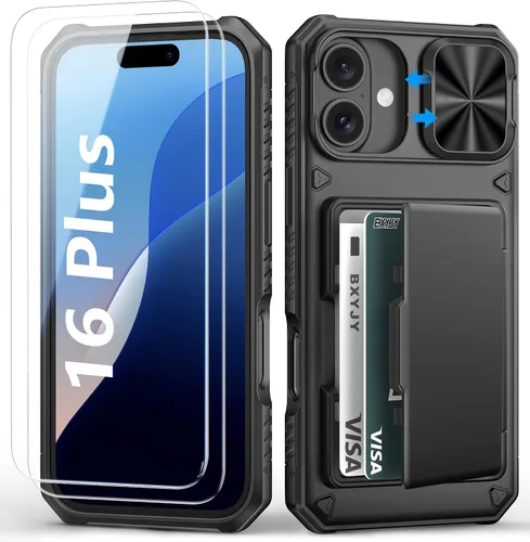 Vista 85 de BXYJY Funda tipo cartera para iPhone 15 Pro, tarjetero (4-5 tarjetas)