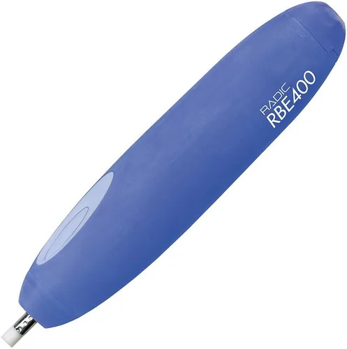 Sakura Crepas RBE400 - Borrador eléctrico, funciona con pilas, color azul