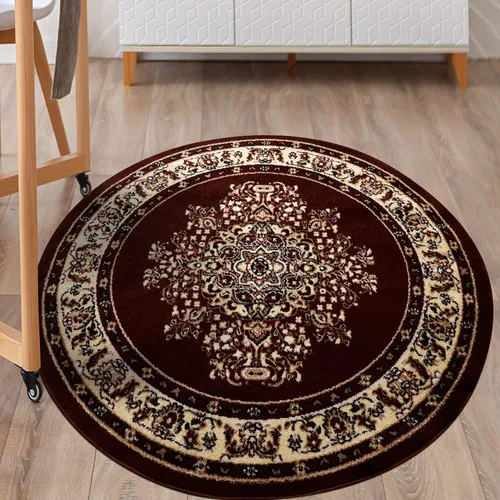 Vista 21 de Antep Rugs Alfombra oriental de 2 x 3 con medallón tradicional para interiores (beige crema, 2 pies x 3 pies)