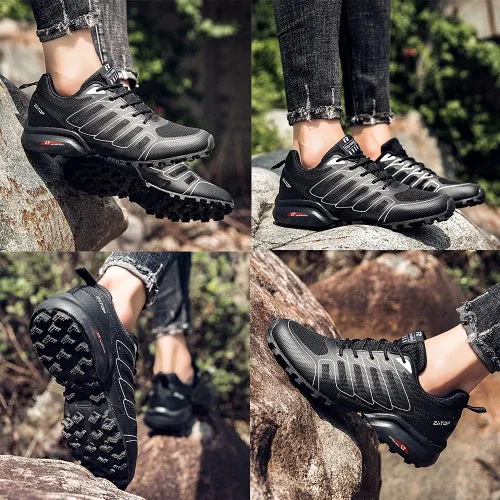 Vista 7 de Ziitop - Tenis de correr para hombre para senderismo ciclismo para hombre ligeros para correr correr correr para correr