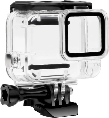Vista 9 de FitStill Carcasa protectora de buceo impermeable de 196 pies/196.9 ft para Go Pro Hero 5 Session Hero 4 sesiones con soporte de montaje para Go Pro