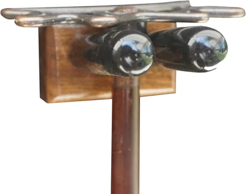 Vista 2 de Soporte de pared Bridge Stick (fabricado en los Estados Unidos) (nogal)