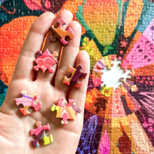 Vista 6 de Rompecabezas de Elena Essex 1000 Piezas para Adultos - Rueda de Otoño Rompecabezas de Otoño Rompecabezas de 1000 Piezas Rompecabezas de Setas