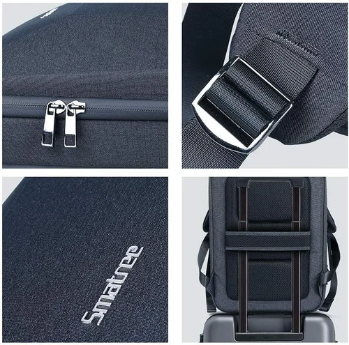 Vista 7 de Smatree Mochila impermeable Man Tech de 15.6 a 16 pulgadas para MacBook Pro M4 2024/M3 2023/M2 A2991 A2780 A2485, ROG Zephyrus G15/Zephyrus Duo 15