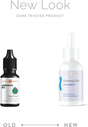 Vista 2 de Holistic Health Adenosyl B12 Vitaminas líquidas Mega Drops, Vitamina B12 gotas para una mayor absorción oral, suplementos energéticos para máxima