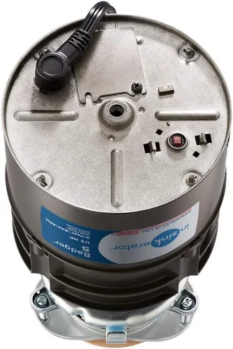 Vista 3 de InSinkErator - Triturador de basura Badger 5, Serie estándar, 1/2 HP de alimentación continua, color negro y kit de conector para lavavajillas DWC-00