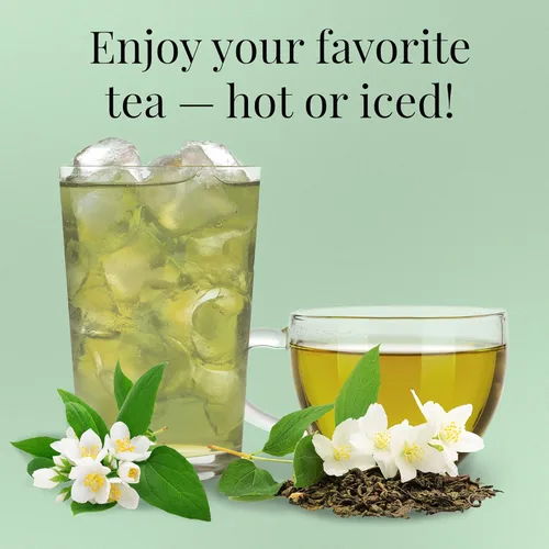 Vista 4 de The Republic Of Tea Jasmine Jazz Green - Té de hoja completa (0,10 ml/50-60 tazas)