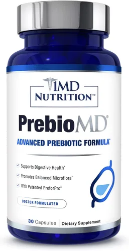 Vista 7 de 1MD Nutrition PreBioMD - Prebiótico con PreforPro® Apoya la digestión saludable y las bacterias beneficiosas