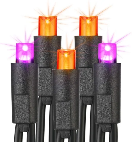 Vista 16 de Brizled - 100 luces LED para árbol de Navidad de 33 pies, solo encendido constante, 5mm de ángulo amplio, luces de 120 V con certificación UL