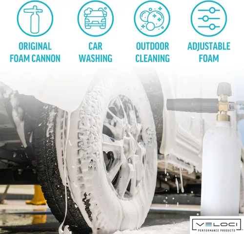 Vista 3 de MTM Hydro, lanza de espuma profesional original ajustable de 32 onzas Botella