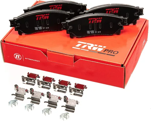 Vista 4 de TRW Pro TRH1180 Juego de pastillas de freno de disco para Mazda MX-5 Miata 2006-2020, traseras y otras aplicaciones
