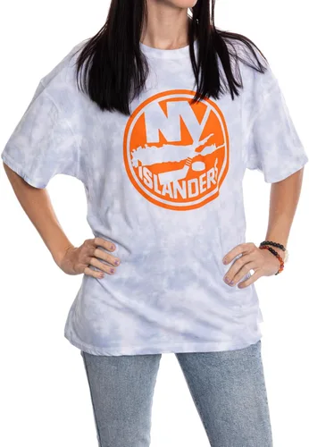 Vista 7 de Calhoun NHL - Camiseta de manga corta con hombros caídos y cuello redondo para mujer