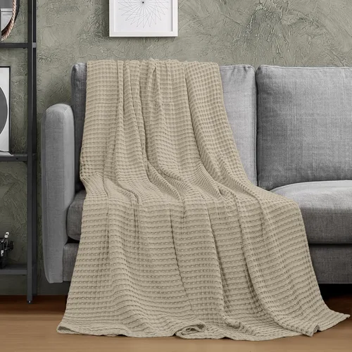 Vista 29 de Utopia Bedding Manta de Waffle Negra de Algodón 100% 300 GSM [King - 90x108 Pulgadas] Manta de Cama Suave Ligera Transpirable para Todas