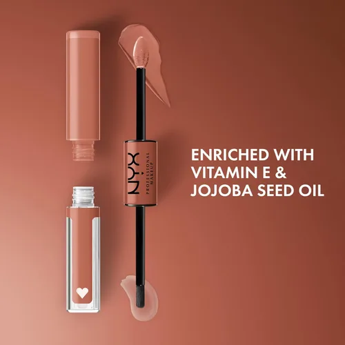 Vista 2 de NYX Professional Makeup Shine Loud, lápiz labial líquido de larga duración con brillo labial transparente, trituradora