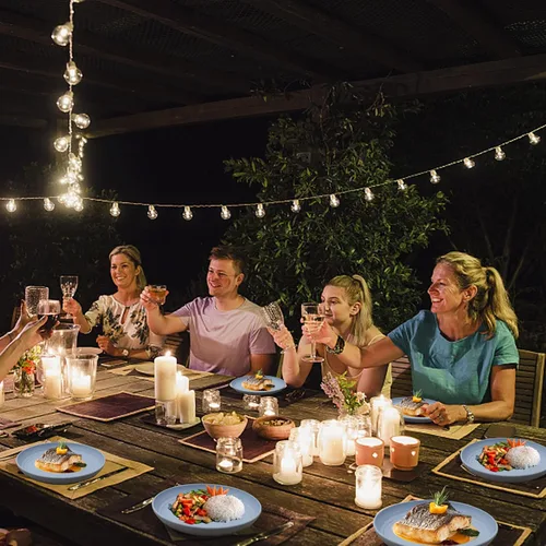 Vista 7 de Wheat Straw Deep Plate, 9" Unbreakable Reusable Plastic Plate Set of 6, Thicker & Lightweight for Kitchen Party Camping Picnic RV