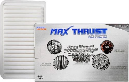 Vista 29 de Filtro de aire de motor MPG Defense Max Thrust de Spearhead para vehículos de todo kilometraje, se adapta como el OEM, restaura MPG y aceleración
