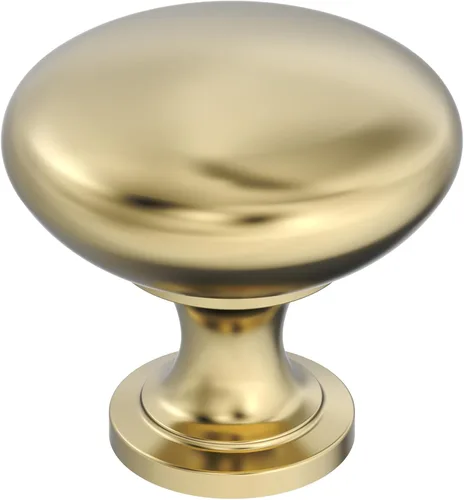 Vista 18 de Amerock Perilla redonda Edona de plata antigua de 1-1/4" para gabinete