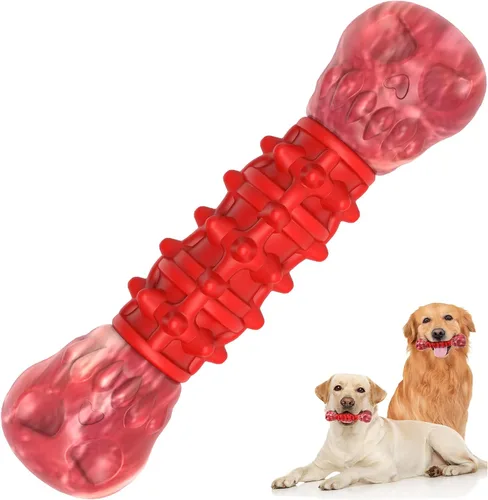 Vista 8 de Juguetes masticables para perros para masticadores agresivos, juguetes de huesos de perro grandes, juguetes para perros para masticadores