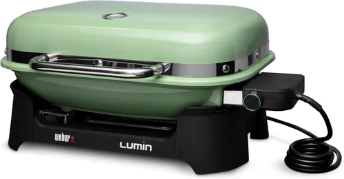 Vista 23 de Weber Lumin - Parrilla de barbacoa eléctrica compacta para exteriores, color negro - Ideal para espacios pequeños como patios, balcones y terrazas