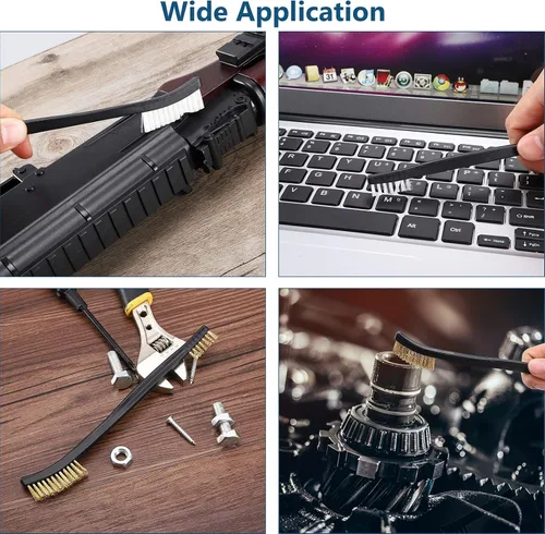 Vista 7 de Accmor Gun Cleaning Kit, Universal Gun Cleaner Tools Set Including Double-Ended Brass Steel Nylon Gun Cleaning Brushes & Gun Cleaning Picks