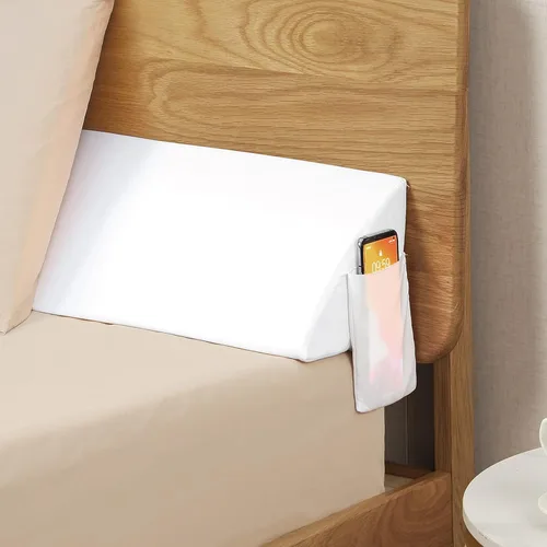 Vista 9 de Vekkia Almohada de Cuña Doble para Cabecero/Almohada de Cuña para Cabecero/Relleno de Huecos de Cama/Almohada de Cabecero, Almohada de Cuña