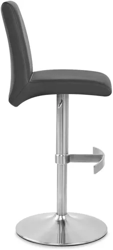 Vista 7 de Zuri Muebles Modern Coveteur Taburete giratorio de altura ajustable en negro