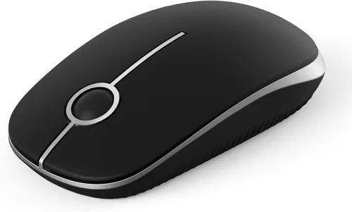 Vista 13 de VssoPlor - Mouse inalámbrico 2.4 G, delgado y portátil con nanorreceptor, para PC, laptop, computadora, negro