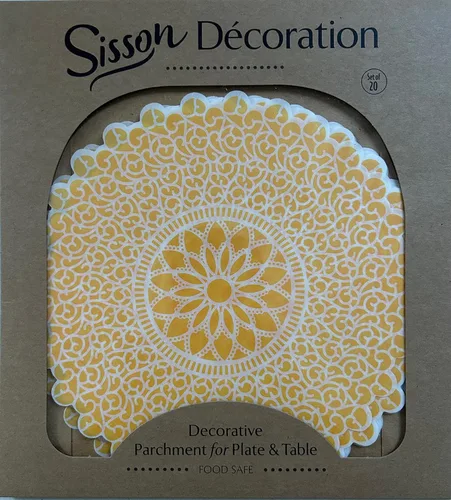 Vista 8 de Hojas de papel pergamino para tablas de queso y embutidos, hojas de Sisson Distribution (paquete de 20) (hojas de otoño). Fabricado en Estados