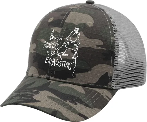 Vista 2 de devor Caps Being a Princess is so Exhausting Baseball Caps, Graphic Baseball Caps for Men