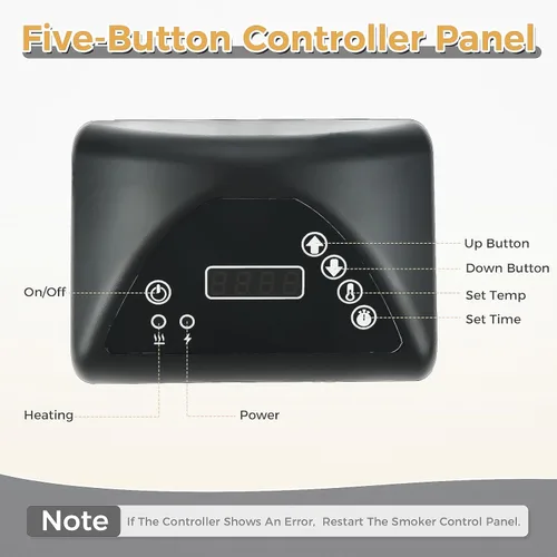 Vista 2 de 9907160014 Reemplazo del panel de control digital para Masterbuilt MB20071317, 20071117, 21071218, 20071217, 20072318 ahumador digital eléctrico