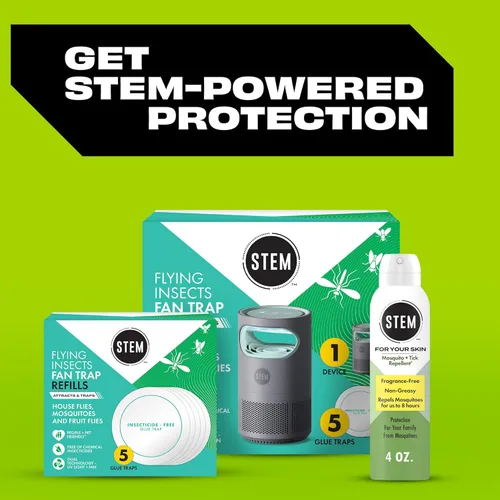 Vista 6 de STEM Spray repelente de mosquitos y garrapatas, protección de picaridina sin fragancia, 4 onzas