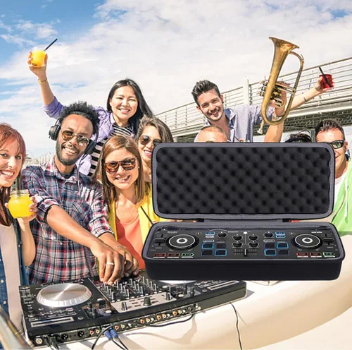 Vista 8 de co2CREA Estuche de viaje duro de repuesto para Hercules DJ DJControl Starlight Pocket DJ Controller