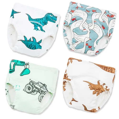 Pantalones de entrenamiento impermeables para niños, pantalones de entrenamiento para niños pequeños, ropa interior de entrenamiento para ir al baño