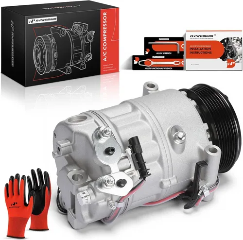 Vista 8 de A-Premium Compresor de aire acondicionado con embrague compatible con Land Rover Range Rover 2013-2017, LR4 2014-2016, Discovery 2017 y Jaguar