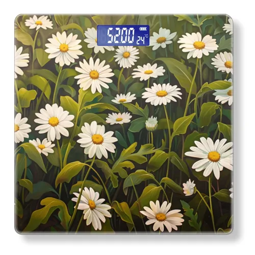 Vista 5 de Báscula digital para peso corporal, báscula de peso de baño de alta precisión de 400 libras con pantalla retroiluminada, báscula personalizada