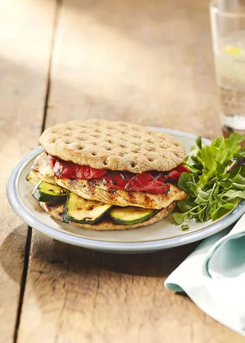 Vista 3 de Ozery Bakery, MultiGrain OneBun, pan de pita fino precortado, 21 onzas, paquete de 6