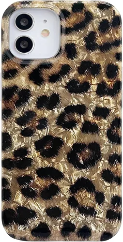 Vista 10 de J.west Funda para iPhone 11, diseño brillante nacarado de lujo, translúcido, transparente, suave, de silicona de poliuretano termoplástico, funda