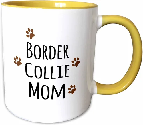 Vista 14 de 3dRose Border Collie Dog Mom - Taza, 1 unidad (paquete de 1), color negro