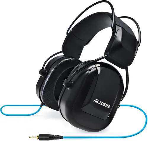 Alesis DRP100 - Audífonos de referencia con aislante acústico extremo. Electrónico. Con adaptador y bolsa protectora de 1/4 pulgadas