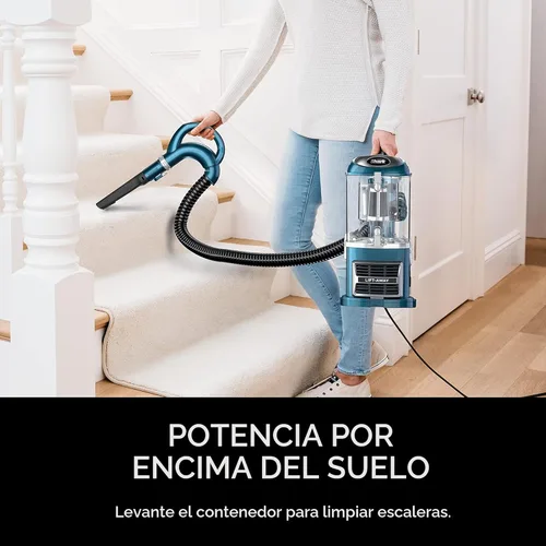 Vista 2 de Aspiradora vertical de Shark, Navigator con cepillo autolimpiable elevable, filtro HEPA, dirección giratoria, herramienta para tapicería
