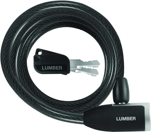 Wordlock Candado de cable MatchKey - 0.394 in, 5 pies, negro