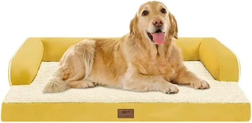 Vista 68 de Cama pequeña para perros y gatos, cama ortopédica impermeable para perros pequeños, cama de gato, cómodo sofá para mascotas, sofá cama con funda