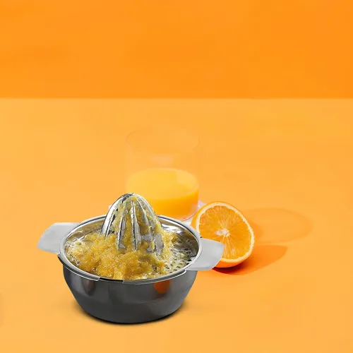 Vista 6 de SHINEOFI Stainless Steel Manual Juicer Hand Press Citrus Squeezer for Lemons Oranges Limes Efficient Juice Extractor Easy to Clean Versatile Fruit