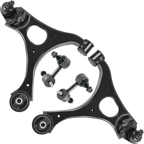 Vista 84 de Detroit Axle - Kit de brazos de control delanteros de 4 piezas para Nissan Cube 2009-2014, Nissan Versa 2007-2012 2 brazos de control inferiores
