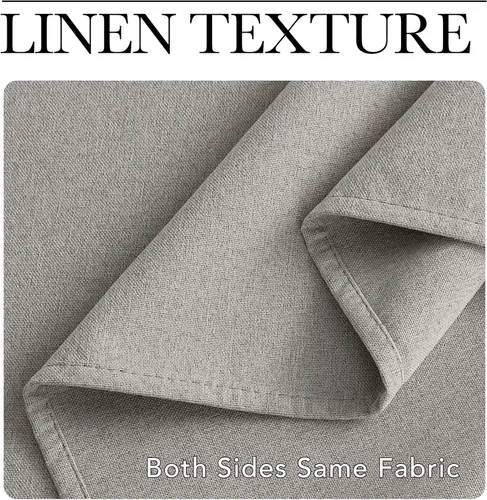 Vista 442 de NICETOWN - Divisor de habitación, cortina opaca divisora de habitación con función de aislamiento térmico, panel para puerta corredera o patio