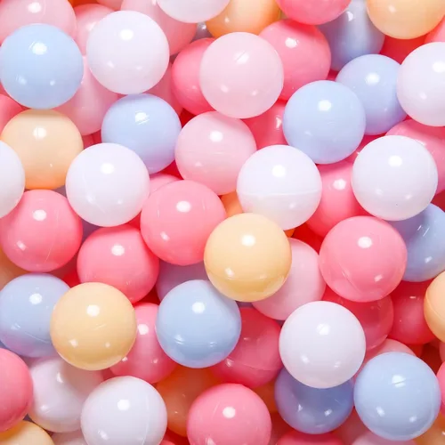 Vista 13 de Paquete de 100, 200, 500 pelotas para alberca de bolas, set de estrellas y redondas, sin BPA, sin ftalatos, no tóxico, a prueba de aplastamiento