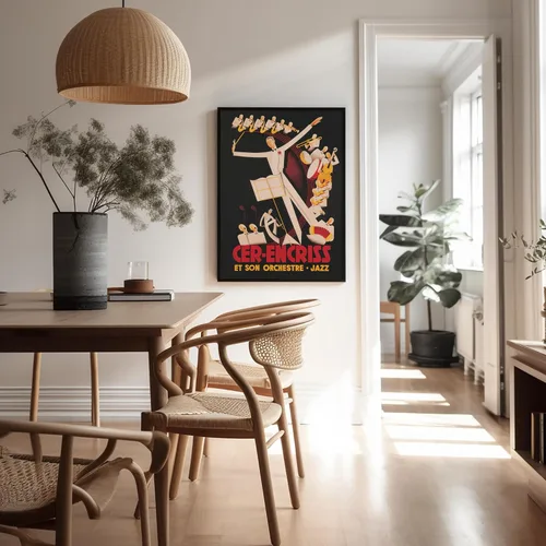 Vista 6 de Poster Master Arte de pared de danza, impresión vintage de salón de baile, póster de salón Art Deco, póster de Ruby Et Sagan, gran regalo